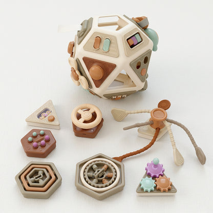 Cubo Montessori Multiactividades para Bebés – Juguete Sensorial