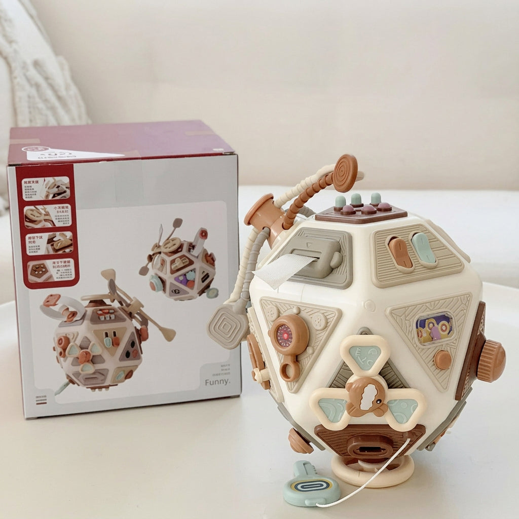 Cubo Montessori Multiactividades para Bebés – Juguete Sensorial